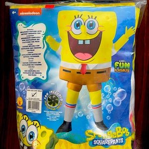 Rubie’s Spongebob Squarepants inflatable costume 6 and up NWT